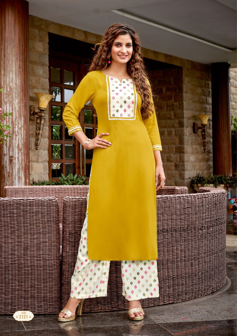 Mittoo Panghat 20 Fancy Festive Wear Heavy Chinon Kurti With Bottom Collection